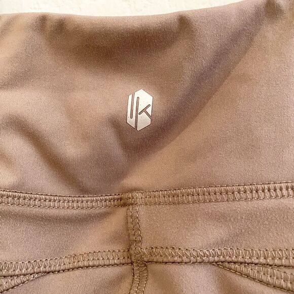La Kottee Short Womens Small Taupe Biker Athletic Style LKST116 - Picture 2 of 8